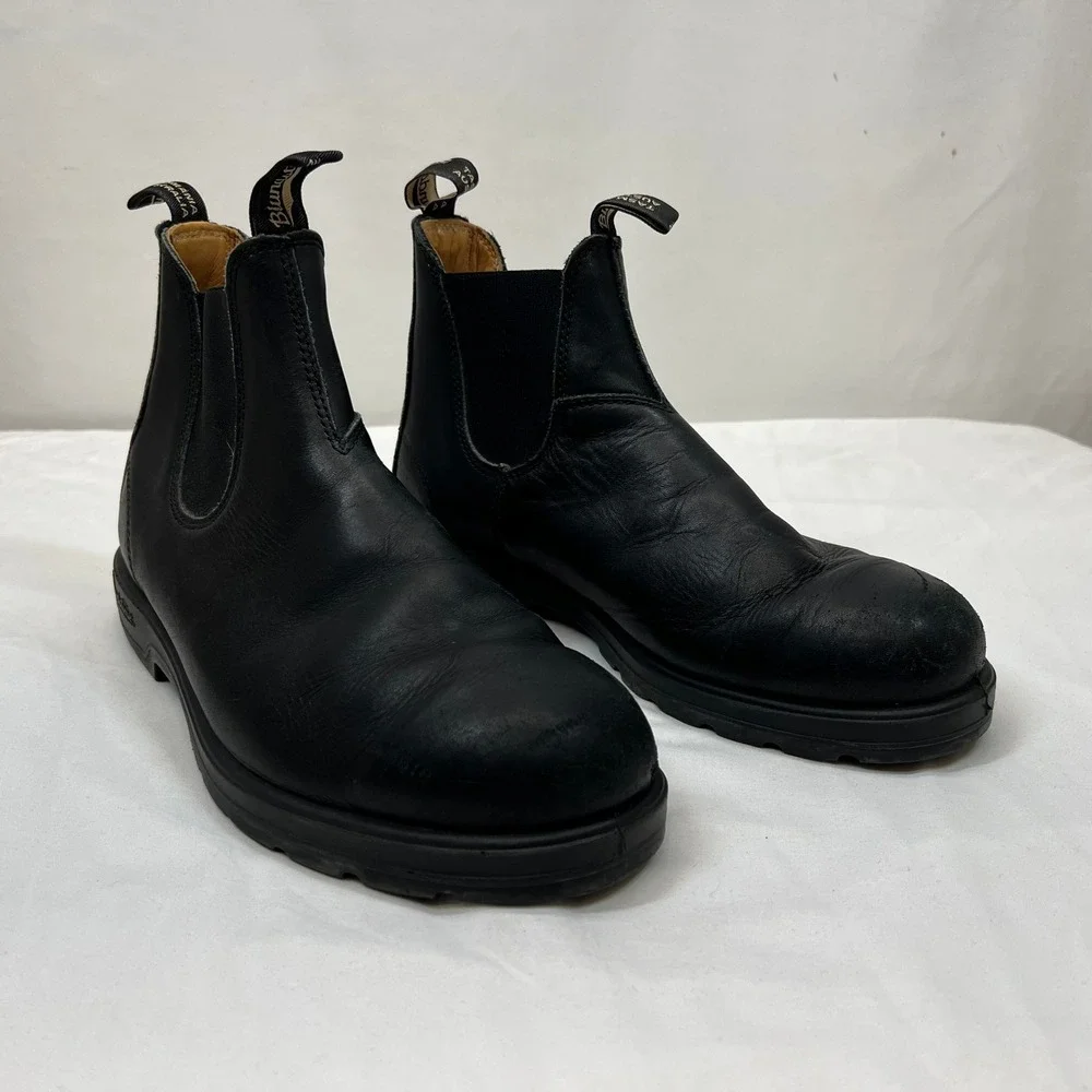 Blundstone 510 Original Chelsea Boots Black Leather Mens AU 11 US 12 Ankle Boot
